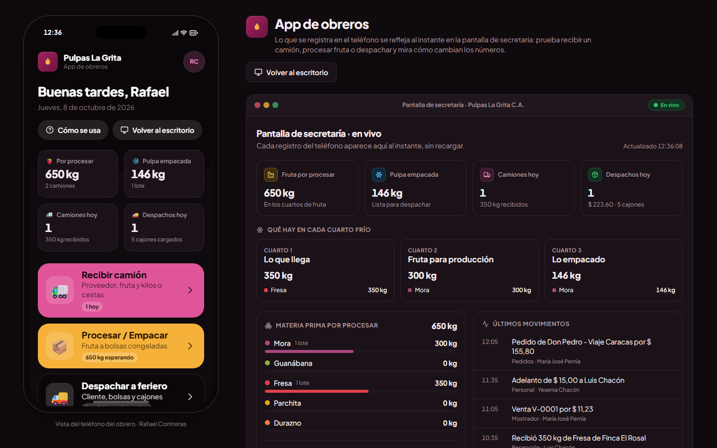 App de obreros