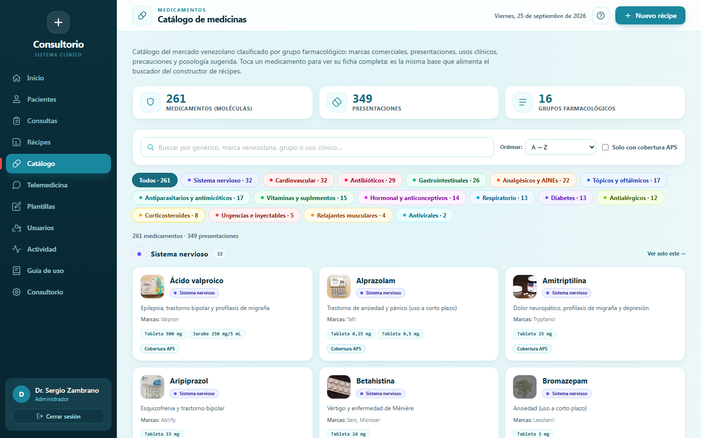 Catálogo de medicamentos